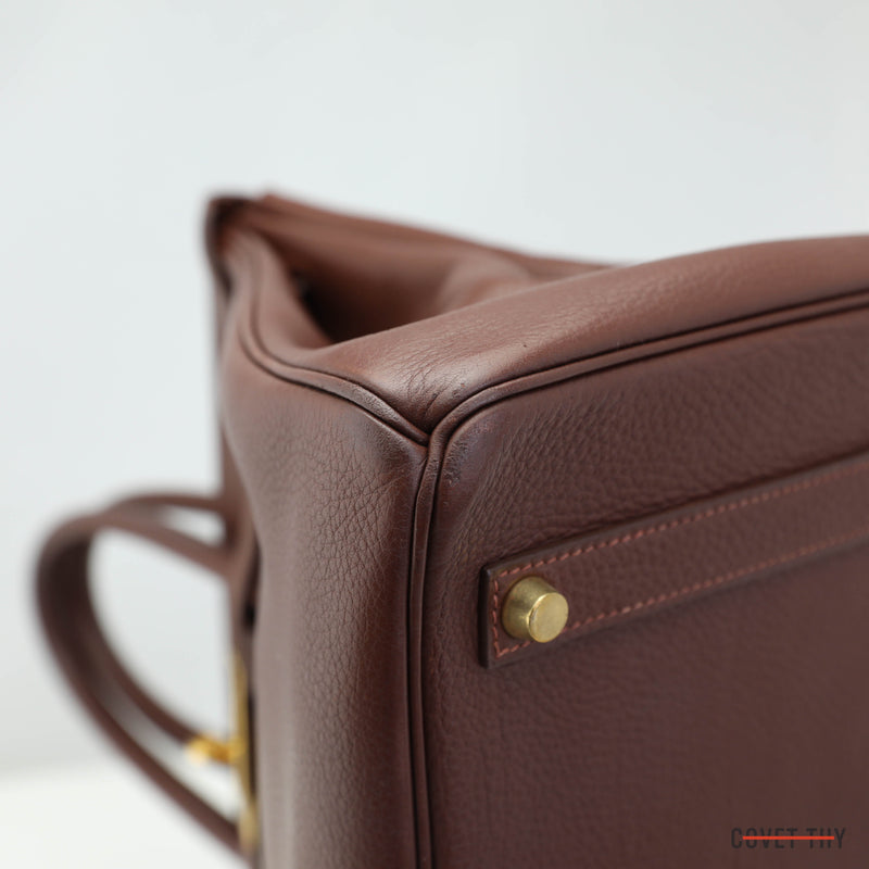 Hermés Birkin 35 Togo Brown Chocolate - Luxury Helsinki