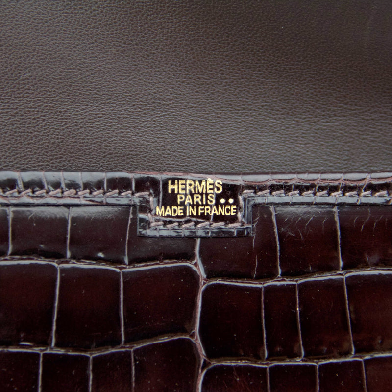 Hermes Jige Mini Dobris Chevre Anis Clutch Bag